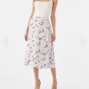 Floral Midi Skirt